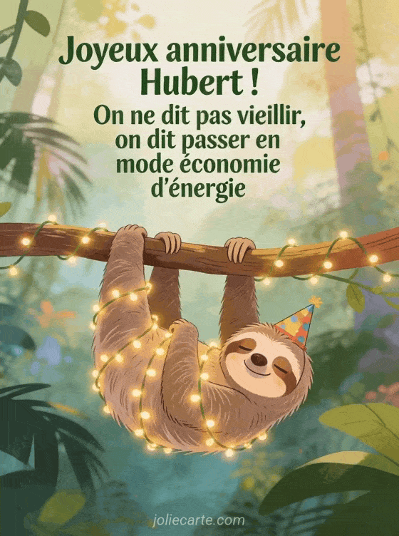 Joyeux anniversaire Hubert - Hubert humour
