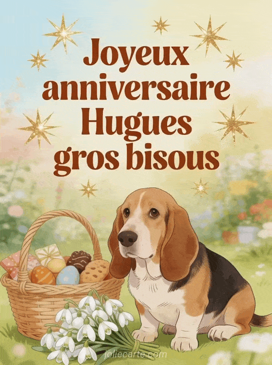 Joyeux anniversaire Hugues - Joyeux anniversaire hugues gros bisous