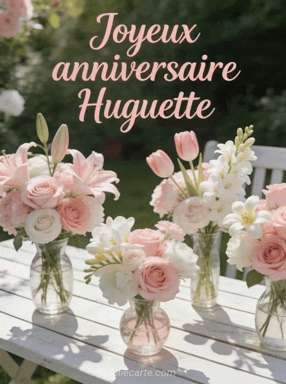 Joyeux anniversaire Huguette - Joyeux anniversaire huguette fleurs