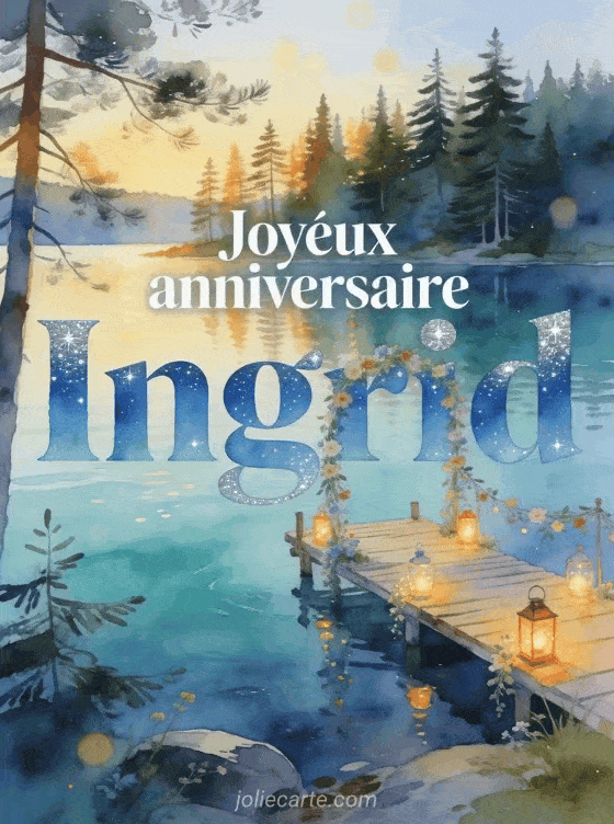 Joyeux anniversaire Ingrid - Joyeux anniversaire ingrid gif anime