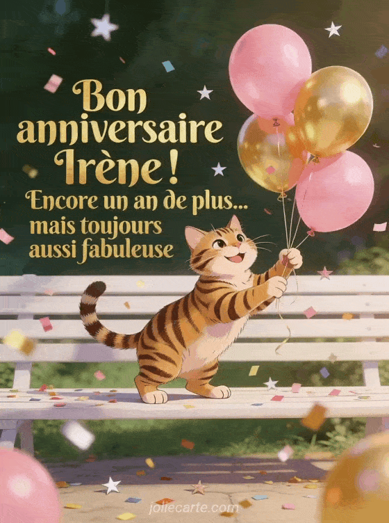 Joyeux anniversaire Irene - Bon anniversaire irene