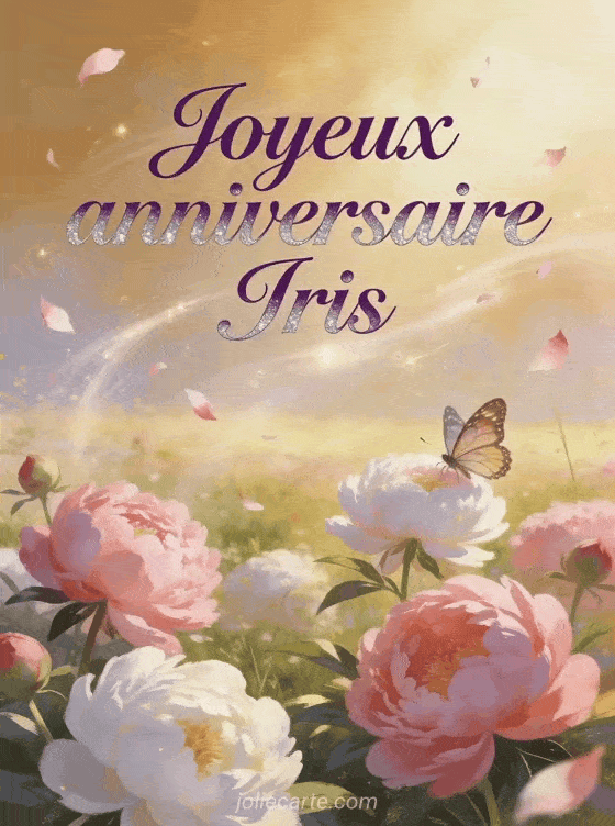 Joyeux anniversaire Iris - Joyeux anniversaire iris image
