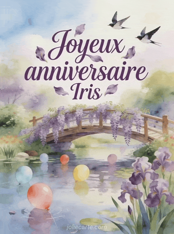 Joyeux anniversaire Iris - Joyeux anniversaire iris gif anime