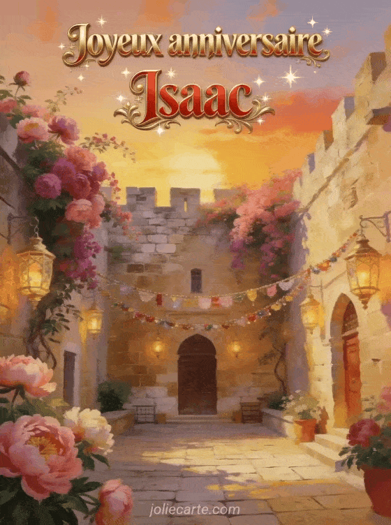 Joyeux anniversaire Isaac - Carte joyeux anniversaire isaac