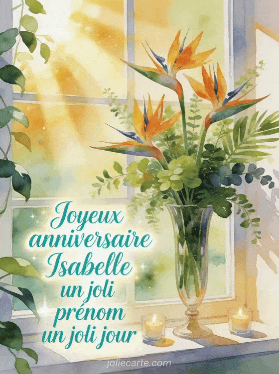 Joyeux anniversaire Isabelle - Joyeux anniversaire isabelle fleurs