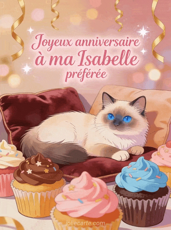 Joyeux anniversaire Isabelle - Joyeux anniversaire isabelle gif