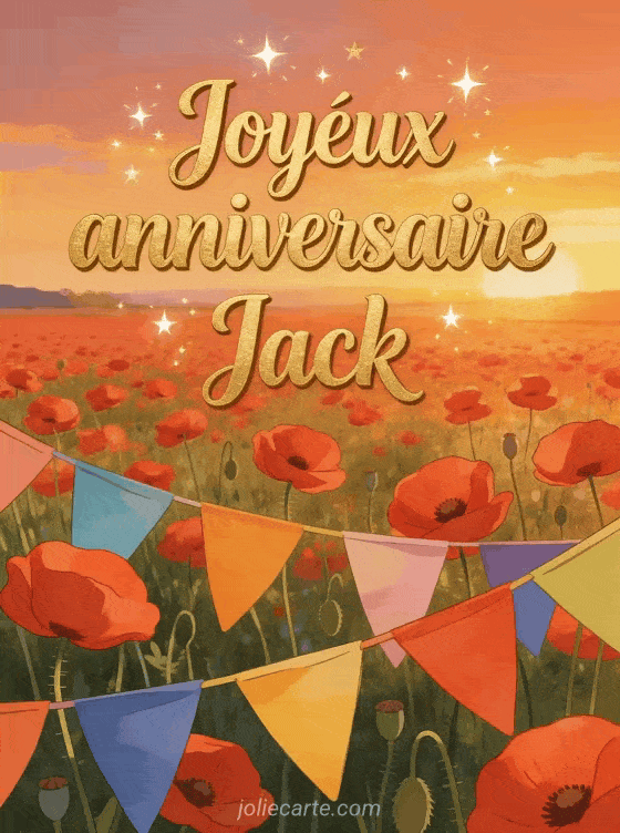 Joyeux anniversaire Jack - Joyeux anniversaire jack gif
