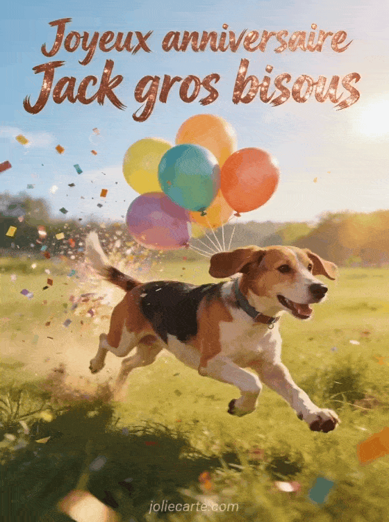 Joyeux anniversaire Jack - Joyeux anniversaire jack gros bisous