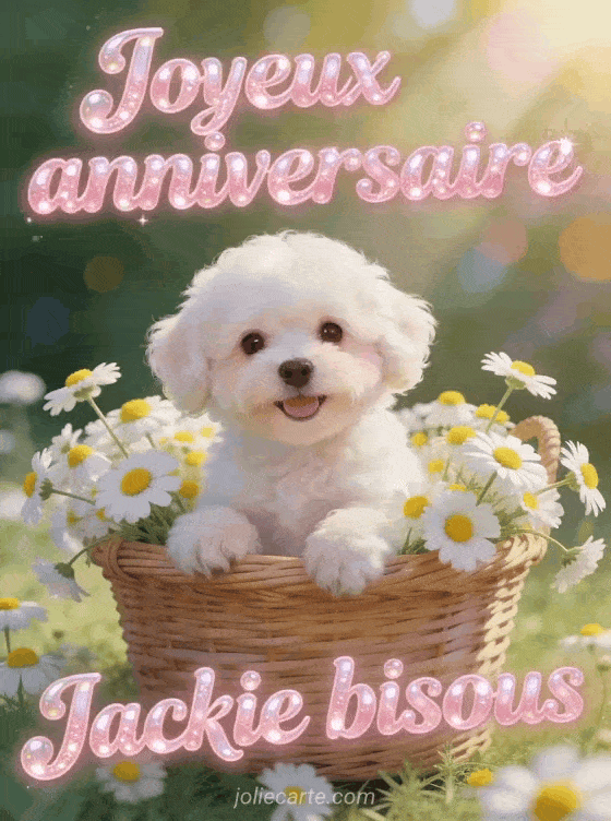 Joyeux anniversaire Jackie - Joyeux anniversaire jackie bisous