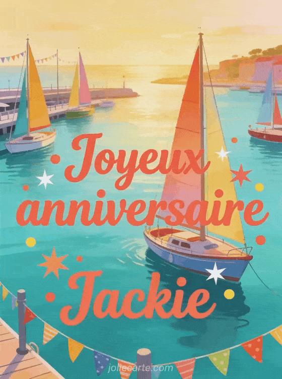 Joyeux anniversaire Jackie - Joyeux anniversaire jackie image