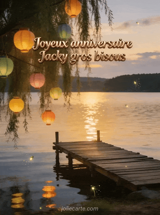 Joyeux anniversaire Jacky - Joyeux anniversaire jacky gros bisous