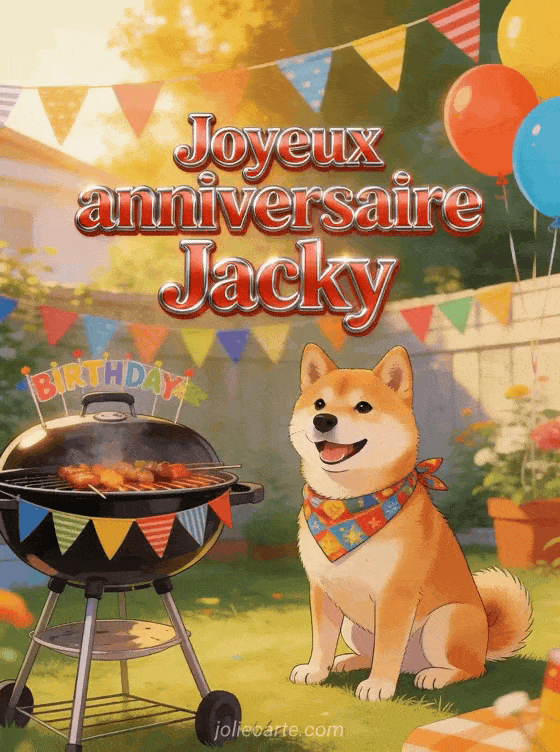 Joyeux anniversaire Jacky - Joyeux anniversaire jacky chien