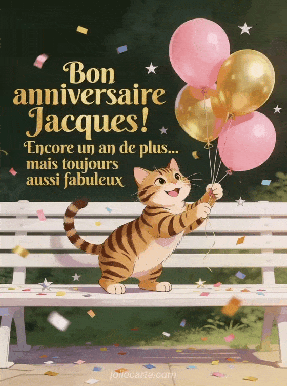 Joyeux anniversaire Jacques - Bon anniversaire jacques