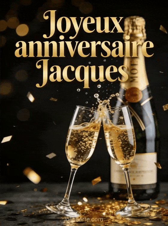 Joyeux anniversaire Jacques - Joyeux anniversaire jacques champagne