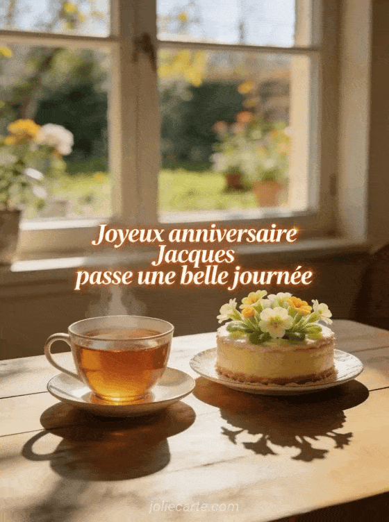 Joyeux anniversaire Jacques - Carte joyeux anniversaire jacques gratuite