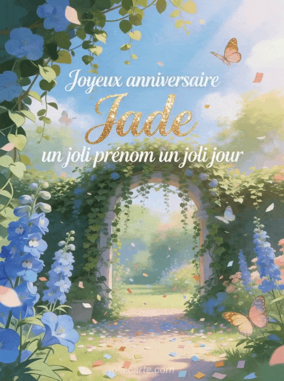 Joyeux anniversaire Jade - Joyeux anniversaire jade fleurs