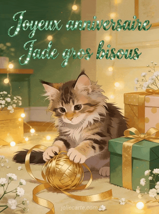 Joyeux anniversaire Jade - Joyeux anniversaire jade gros bisous