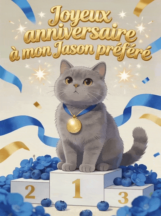 Joyeux anniversaire Jason - Joyeux anniversaire jason gros bisous