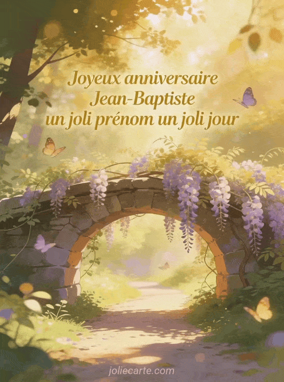 Joyeux anniversaire Jean-Baptiste - Joyeux anniversaire jean baptiste fleurs