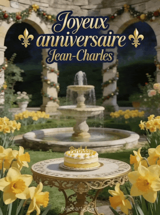 Joyeux anniversaire Jean-Charles - Joyeux anniversaire jean charles gif