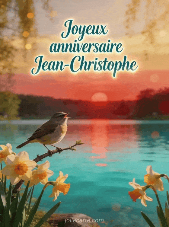 Joyeux anniversaire Jean-Christophe - Joyeux anniversaire jean christophe gif anime