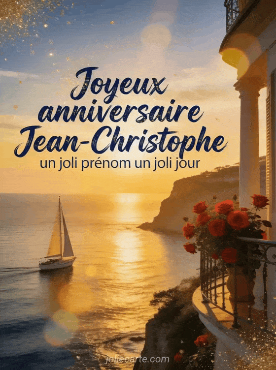 Joyeux anniversaire Jean-Christophe - Joyeux anniversaire jean christophe image