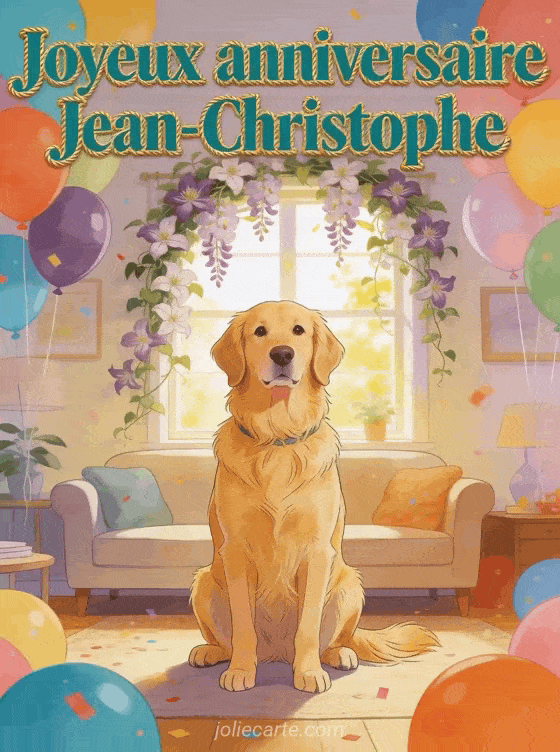 Joyeux anniversaire Jean-Christophe - Joyeux anniversaire jean christophe gif