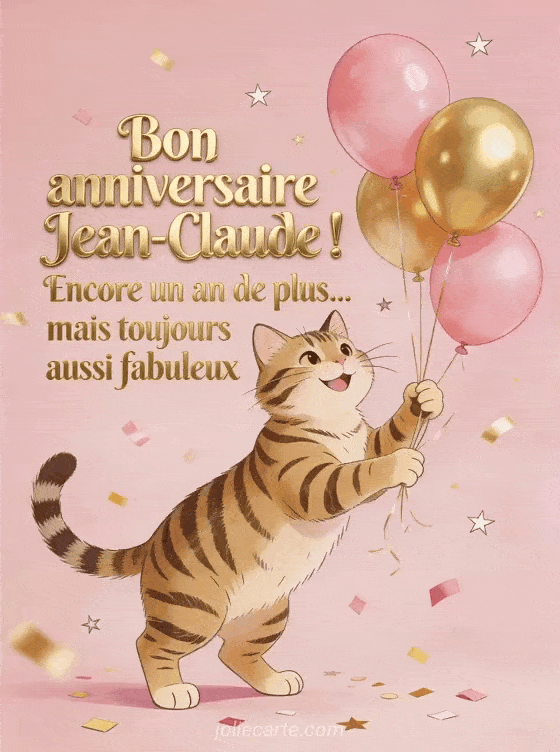 Joyeux anniversaire Jean-claude - Bon anniversaire jean claude