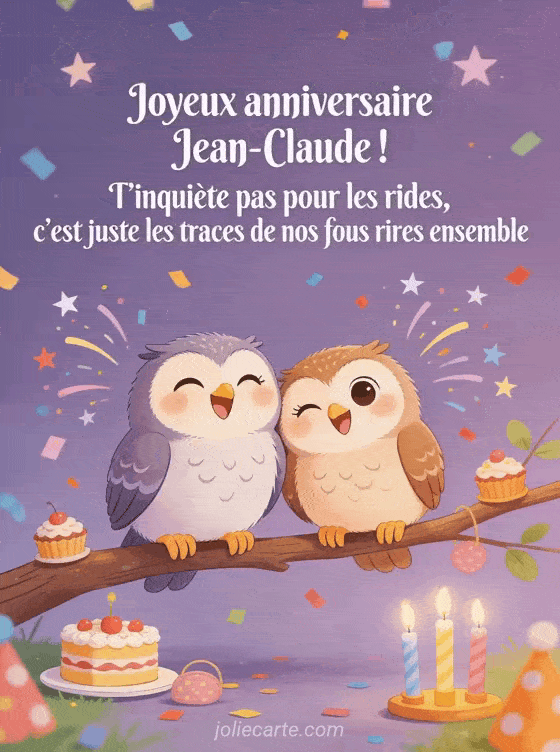Joyeux anniversaire Jean-Claude - Joyeux anniversaire jean claude rigolo