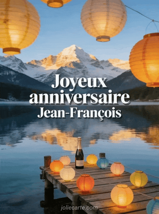 Joyeux anniversaire Jean-François - Joyeux anniversaire jean francois homme