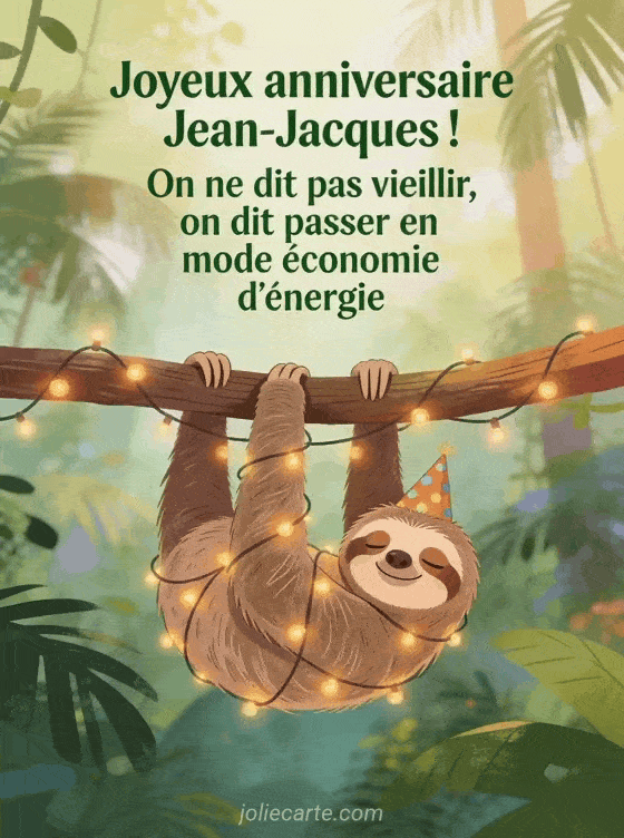 Joyeux anniversaire Jean-Jacques - Joyeux anniversaire jean jacques humour