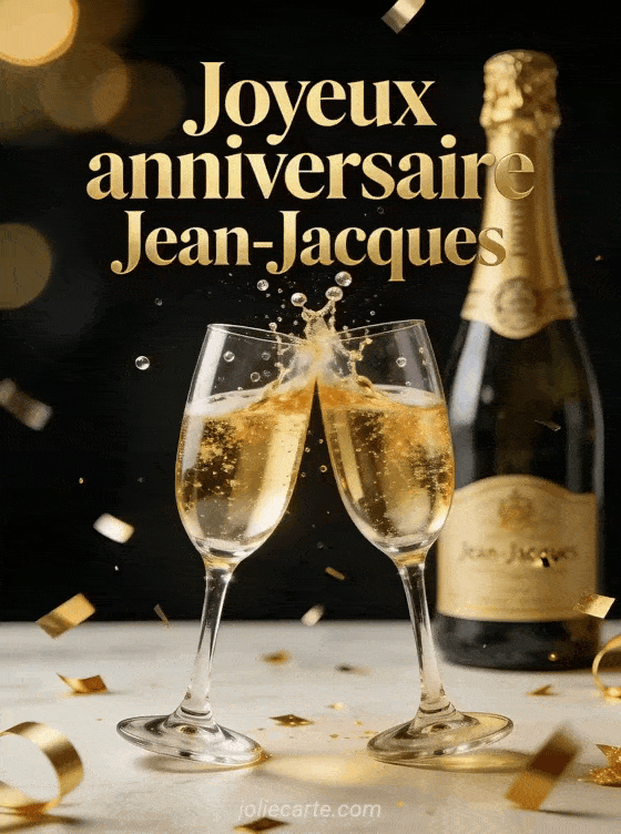 Joyeux anniversaire Jean-jacques - Jean jacques champagne