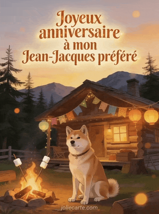 Joyeux anniversaire Jean-Jacques - Carte joyeux anniversaire jean jacques