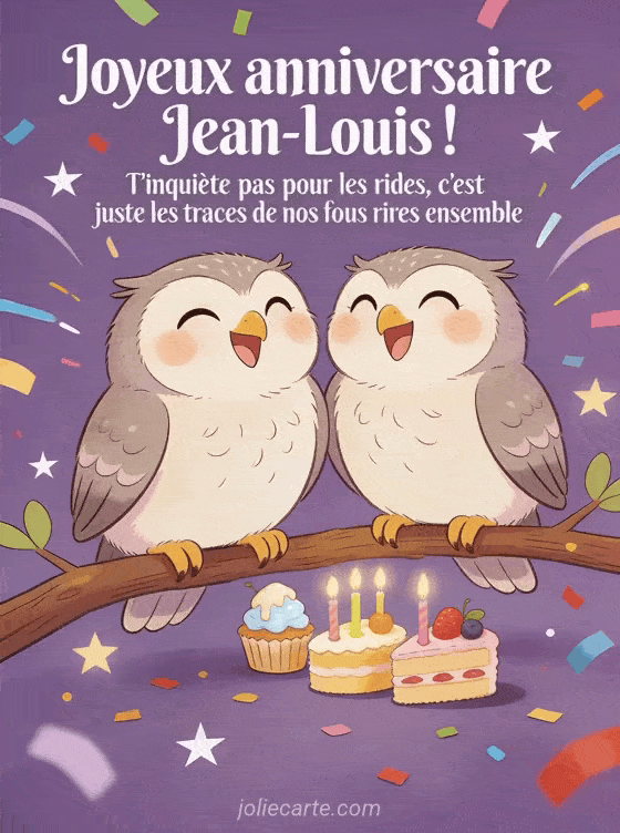 Joyeux anniversaire Jean-Louis - Joyeux anniversaire jean louis rigolo