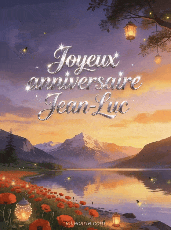 Joyeux anniversaire Jean-Luc - Carte joyeux anniversaire jean luc