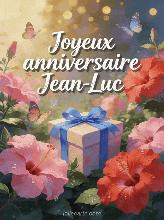 Joyeux anniversaire Jean-Luc - Joyeux anniversaire jean luc fleurs
