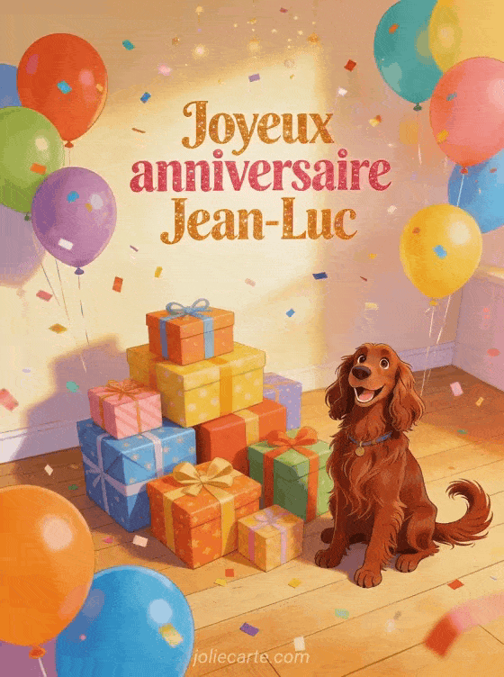 Joyeux anniversaire Jean-Luc - Joyeux anniversaire jean luc gif