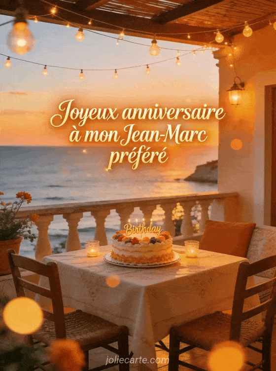 Joyeux anniversaire Jean-Marc - Carte joyeux anniversaire jean marc gratuite