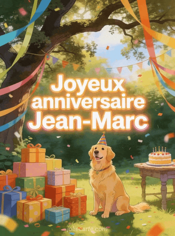 Joyeux anniversaire Jean-Marc - Joyeux anniversaire jean marc gif