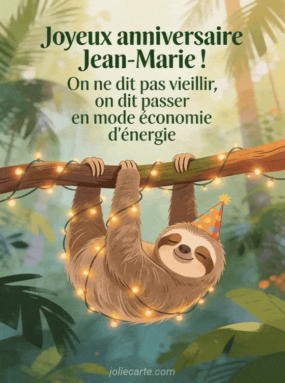 Joyeux anniversaire Jean-marie - Jean marie humour