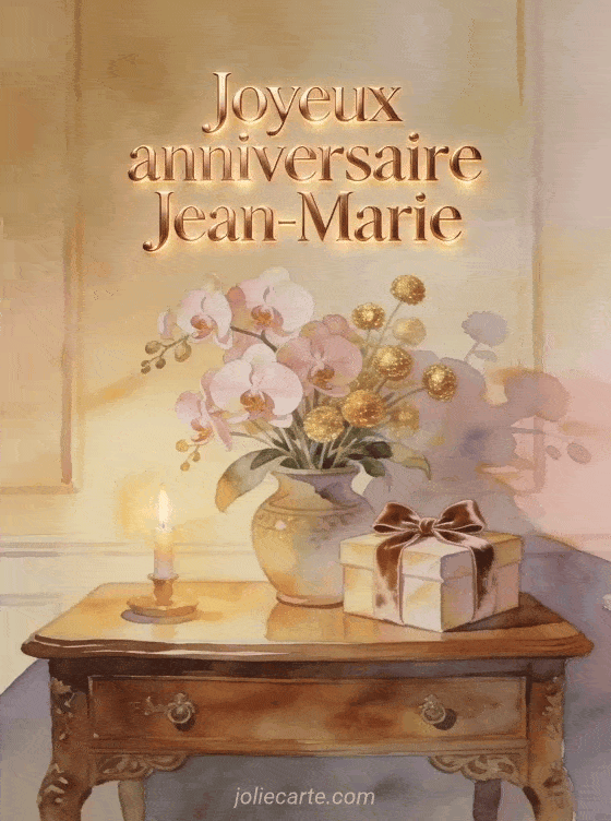 Joyeux anniversaire Jean-Marie - Joyeux anniversaire jean marie fleurs
