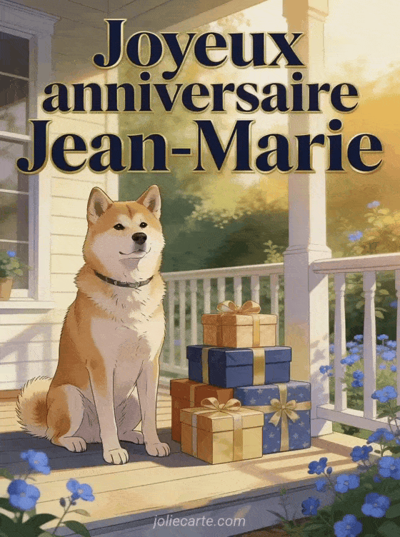 Joyeux anniversaire Jean-Marie - Joyeux anniversaire jean marie homme