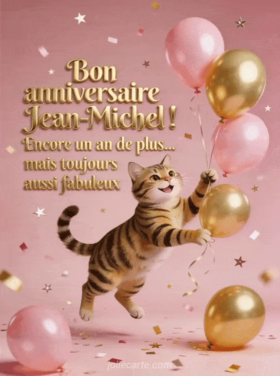 Joyeux Anniversaire Jean Michel Carte Anim e JolieCarte Joyeux Anniversaire Jean Michel Carte Anim e JolieCarte