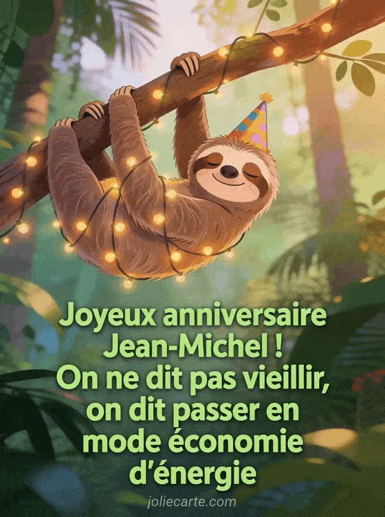 Joyeux Anniversaire Jean Michel Carte Anim e JolieCarte Joyeux Anniversaire Jean Michel Carte Anim e JolieCarte