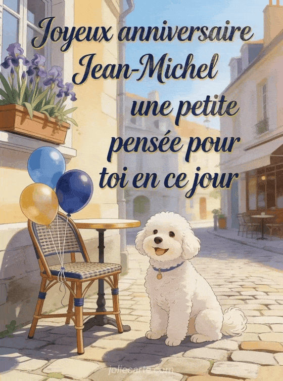 Joyeux Anniversaire Jean Michel Carte Anim e JolieCarte Joyeux Anniversaire Jean Michel Carte Anim e JolieCarte