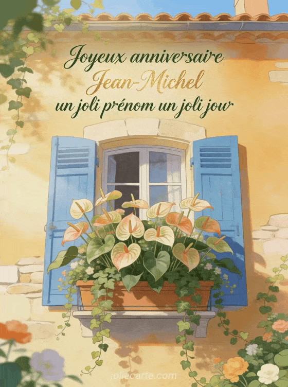 Joyeux anniversaire Jean-Michel - Joyeux anniversaire jean michel fleurs