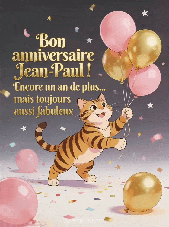 Joyeux anniversaire Jean-paul - Bon anniversaire jean paul