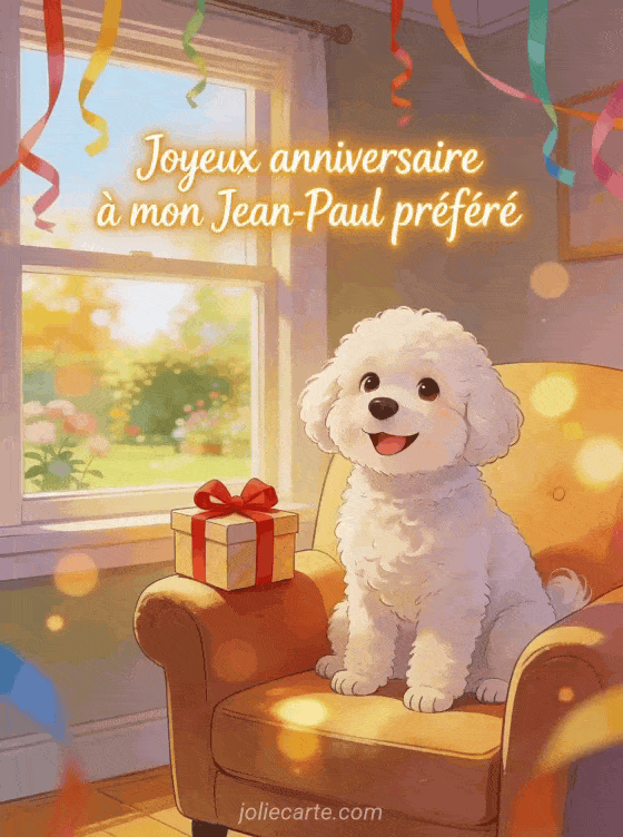 Joyeux anniversaire Jean-Paul - Joyeux anniversaire jean paul gros bisous