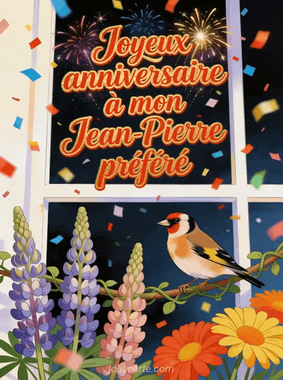 Joyeux anniversaire Jean-Pierre - Joyeux anniversaire jean pierre gif