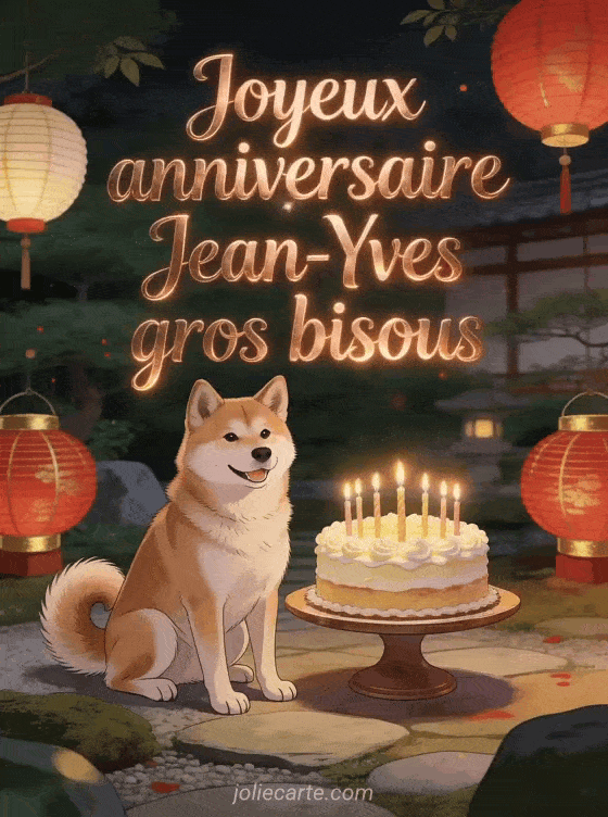 Joyeux anniversaire Jean-Yves - Joyeux anniversaire jean yves gros bisous